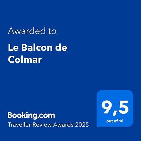 Le Balcon De Colmar Apartment Exterior foto